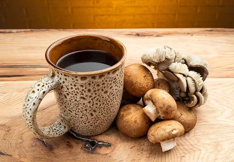 Coffee with Mushrooms - Dark Roast